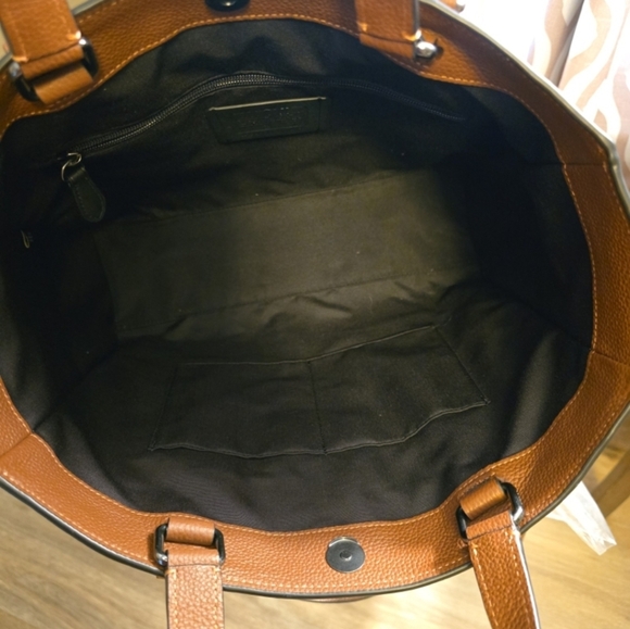 Coach Hudson Double Handle Tote, handbag, satchel,  NWOT - Picture 4 of 10